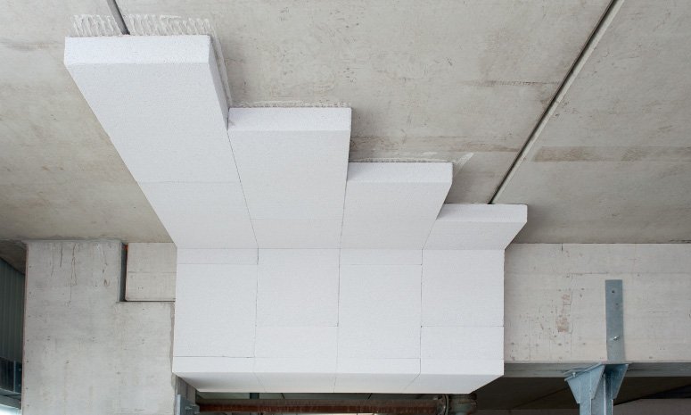 Multipor stropy - ochrona przed hałasem - ocieplenie stropu w garażu